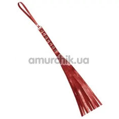 Батіг S&M Fancy Leather Flogger 130, червоний - Фото №1