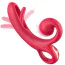 Вібратор Sweet Play Tongue-Flipping Vibrator А4, червоний - Фото №4