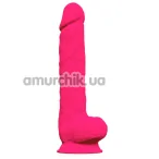 Фалоімітатор SilexD Premium Silicone Dildo Model 1 Size 15, рожевий - Фото №1