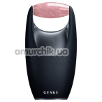 Роликовый массажер для лица Geske Rose Quartz Roller 5 in 1, черный - Фото №1