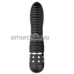 Вибратор Easy Toys Love Diamond Vibrator ребристый, черный - Фото №1