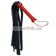 Флогер Loveshop Flogger S&M Whip 61426, чорно-червоний - Фото №1