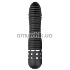 Вибратор Easy Toys Love Diamond Vibrator ребристый, черный - Фото №1