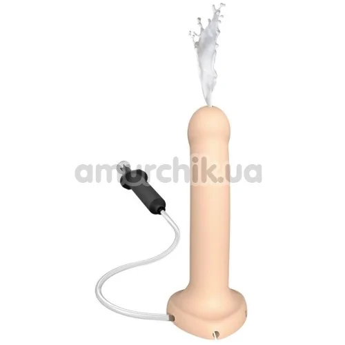 Фаллоимитатор с эякуляцией Strap-On-Me Silicone Cum Dildo L, телесный