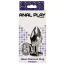 Анальна пробка з прозорим кристалом Anal Play Disco Diamond Plug Medium, срібна - Фото №4