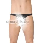 Трусы-стринги мужские Mens Thongs 4532, черные - Фото №1