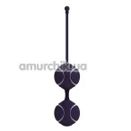 Вагинальные шарики Odeco O-Balls Duo, фиолетовые - Фото №1