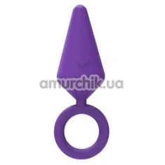Анальная пробка MisSweet Candy Plug M, фиолетовая - Фото №1