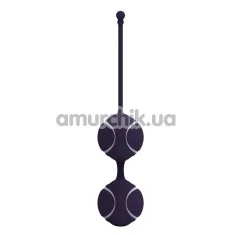 Вагінальні кульки Odeco O-Balls Duo, фіолетові - Фото №1