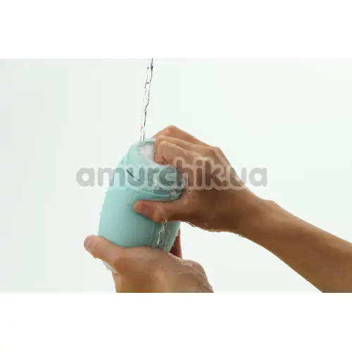 Мастурбатор Tenga Puffy Mint Green, бирюзовый