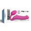 Безремневой страпон с вибрацией Strap-On-Me Vibrating Bendable Strap-On L, розовый - Фото №2