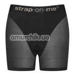 Шорти для страпона Strap-On-Me Harness Lingerie Halo, чорні - Фото №1