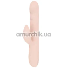 Вібратор з поштовхами Good Vibes Only Shai, персиковий - Фото №1