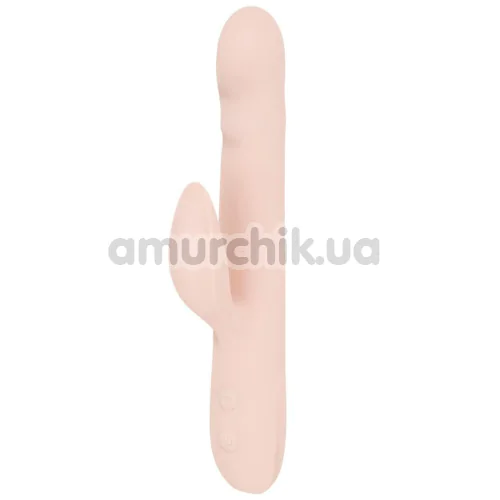 Вібратор з поштовхами Good Vibes Only Shai, персиковий - Фото №1