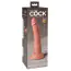 Фалоімітатор King Cock Elite 7 Dual Density Silicone Cock, тілесний - Фото №5