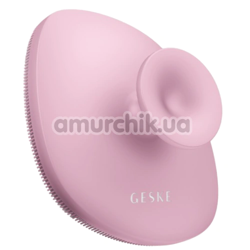 Щетка для тела Geske Body Brush 4 in 1 Suction Mount, светло-розовая