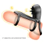 Насадка на пенис с вибрацией Pretty Love Vibrating Penis Sling Jammy, черная - Фото №12