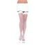 Панчохи Nylon Fishnet Thigh Highs, білі