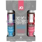 Набор из 2 лубрикантов JO Gift Set Xoxo - сахарная вата-конфеты с корицей, 2 x 30 мл - Фото №1