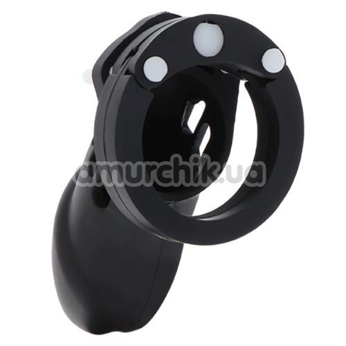Пояс верности для мужчин Hidden Desire Extreme Penis Gear Chastity Cock Cage Long Silicone, черный