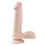 Фаллоимитатор Basix Rubber Works Dong with Suction Cup, 15 см телесный - Фото №1