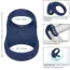 Виброкольцо для члена Viceroy Rechargeable Max Dual Ring, синее - Фото №12