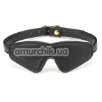Маска на глаза Liebe Seele Organosilicon Blindfold, черная - Фото №1