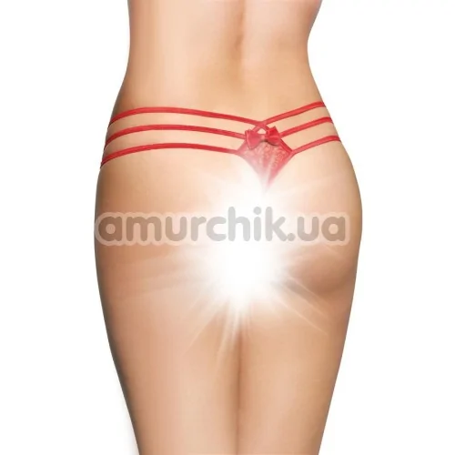 Трусики-стринги женские Tongs 2492, красные