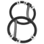 Насадка на пеніс Steel Beaded Silicone Enhancer Cage, чорна - Фото №5