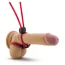 Ерекційне кільце Stay Hard Silicone Double Loop Cock Ring, червоне - Фото №3