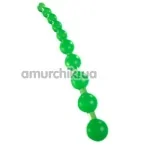 Анальне намисто Jumbo Jelly Thai Beads салатове - Фото №1