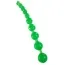 Анальные бусы Jumbo Jelly Thai Beads салатовые