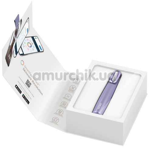 Ліфтинг-масажер для обличчя з поворотною голівкою Geske Skin Firming Wand 7 in 1, бузковий