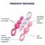 Набор анальных пробок Satisfyer Booty Call Plugs, 3 шт цветной - Фото №5