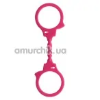 Наручники Stretchy Fun Cuffs, розовые - Фото №1