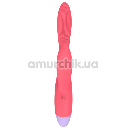 Вібратор Love Signal Double Beat, кораловий