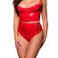 Трусики-стрінги OhMyG! Las Vegas Wet Look Panty T032, червоні - Фото №1