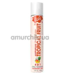 Масажно-оральний лубрикант з зігрівальним ефектом Wet Fun Flavors Warming Tropical - тропічні фрукти, 30 мл - Фото №1