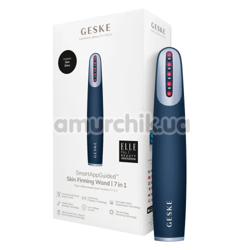 Ліфтинг-масажер для обличчя Geske Skin Firming Wand 7 in 1, синій