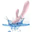 Вибратор с подогревом FoxShow Silicone 10 Function Heating Vibrator, розовый - Фото №7