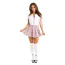 Костюм школьницы Teacher's Pet Pink Private School Girl 3 PC Set, розово-белый: рубашка + юбка + гольфы - Фото №1