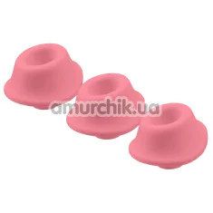 Набор насадок на симулятор орального секса для женщин Womanizer Premium, Classic (Size M), розовый - Фото №1