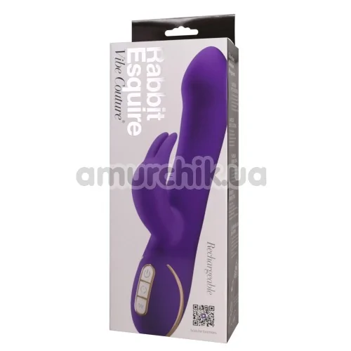 Вибратор Vibe Couture Rabbit Esquire, фиолетовый