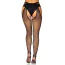 Колготки Leg Avenue Ariella Fishnet Strappy Suspender Hose, черные - Фото №6