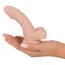 Фаллоимитатор Silicone Dildo Size S, телесный - Фото №8