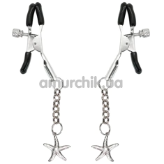 Зажимы для сосков Liebe Seele Starfish-Shaped Nipple Clamps, серебряные - Фото №1