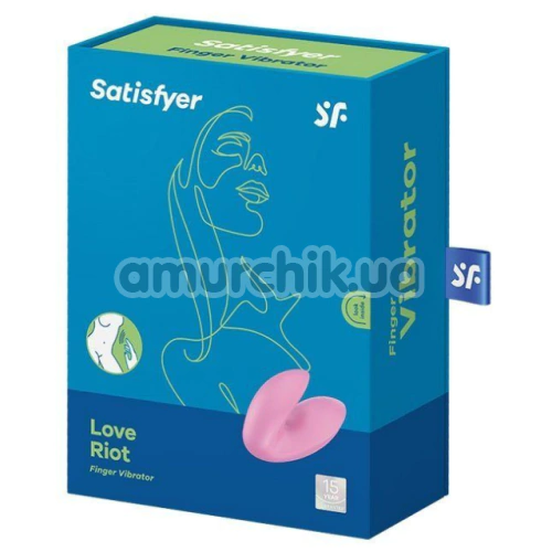 Вібратор на палець Satisfyer Love Riot, рожевий