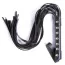 Флоггер DS Fetish Studded Flogger, черный - Фото №1