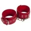 Фіксатори для ніг Leather Restraints Leg Cuffs, червоні - Фото №1