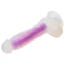 Фалоімітатор Radiant Glow In The Dark Soft Silicone Dildo Medium, фіолетовий - Фото №6